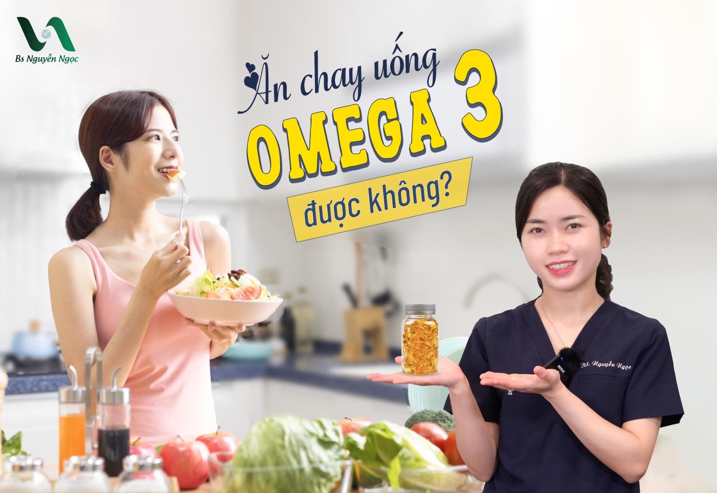 Ăn chay uống omega 3 được không?