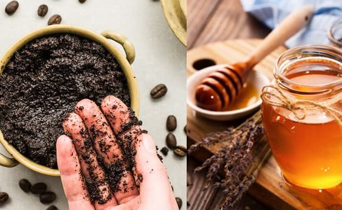 Trị nám bằng bã cà phê kết hợp với mật ong