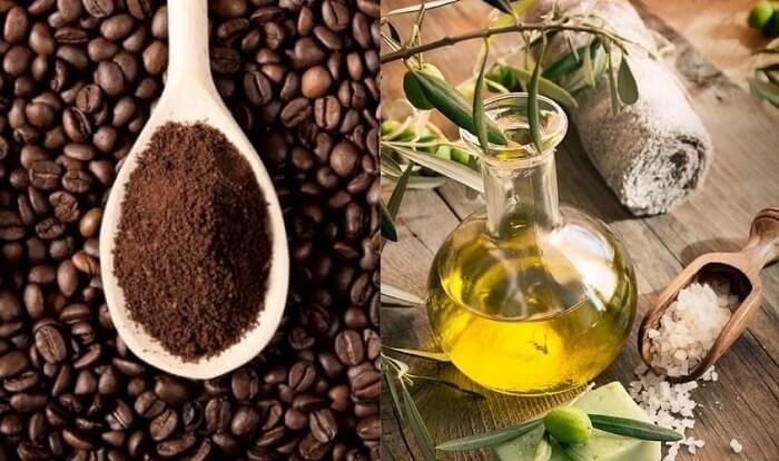 Kết hợp cà phê và dầu oliu trị nám an toàn