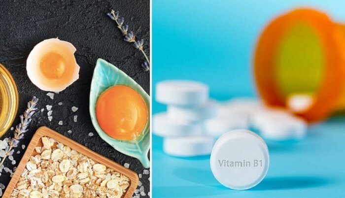 Sử dụng trứng gà kết hợp vitamin B1