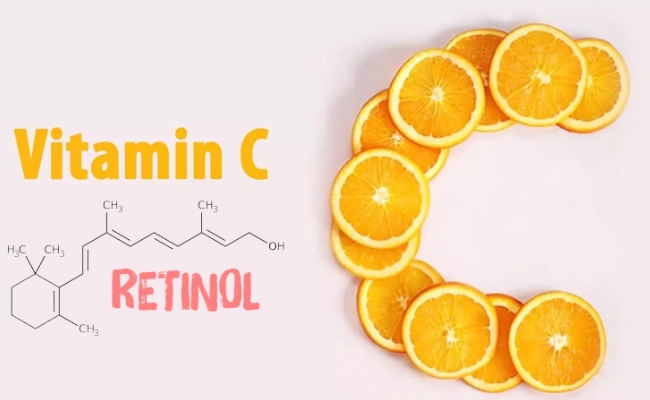 Retinol có kết hợp với vitamin C