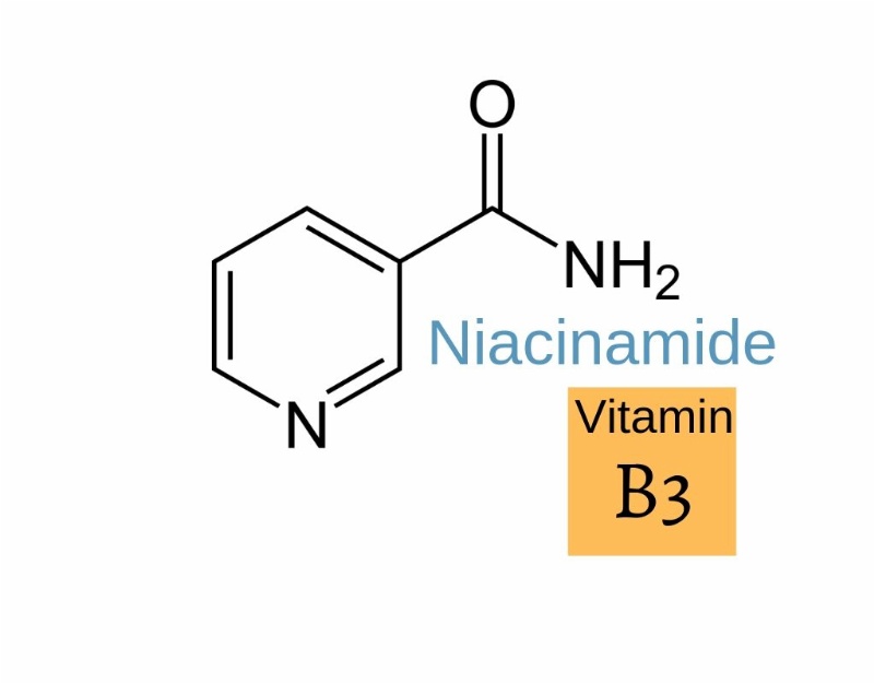 Niacinamide là một dẫn xuất của vitamin B3 (niacin)