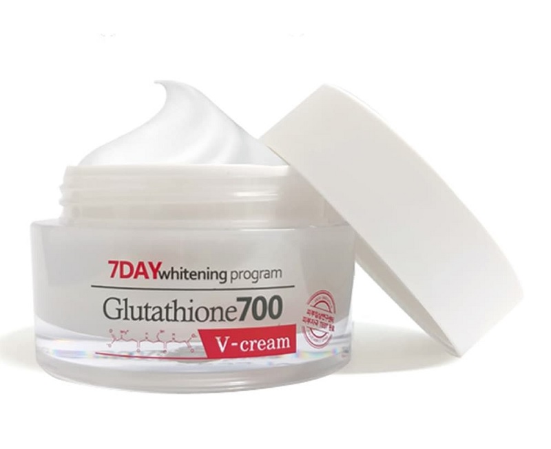 review kem dưỡng ẩm ban đêm Angel's Liquid 7 Day Whitening Program Glutathione 700 V-Cream