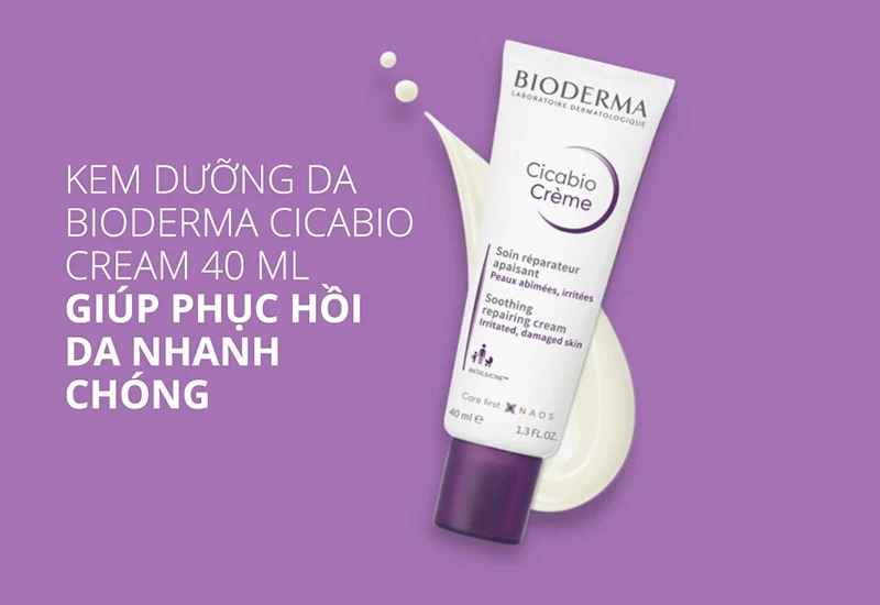 Kem dưỡng ẩm ban ngày Bioderma Cicabio Cream