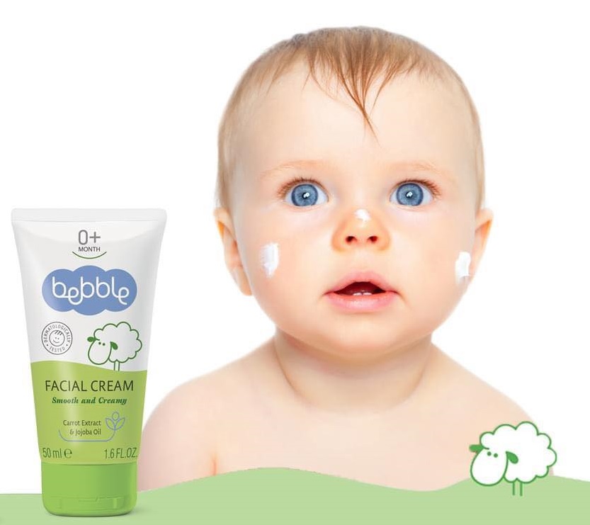 kem dưỡng ẩm cho em bé Bebble Facial Cream