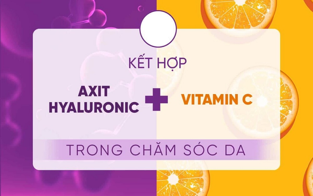 Hyaluronic Acid có dùng chung với vitamin C được không?