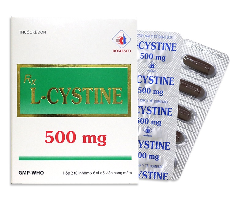 Viên uống điều trị ngứa và các bệnh lý trên da, tóc L-Cystine 500mg