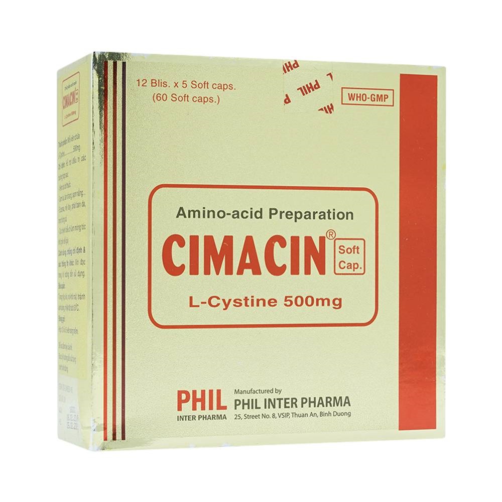 Thuốc điều trị mụn trứng cá L-cystine Cimacin