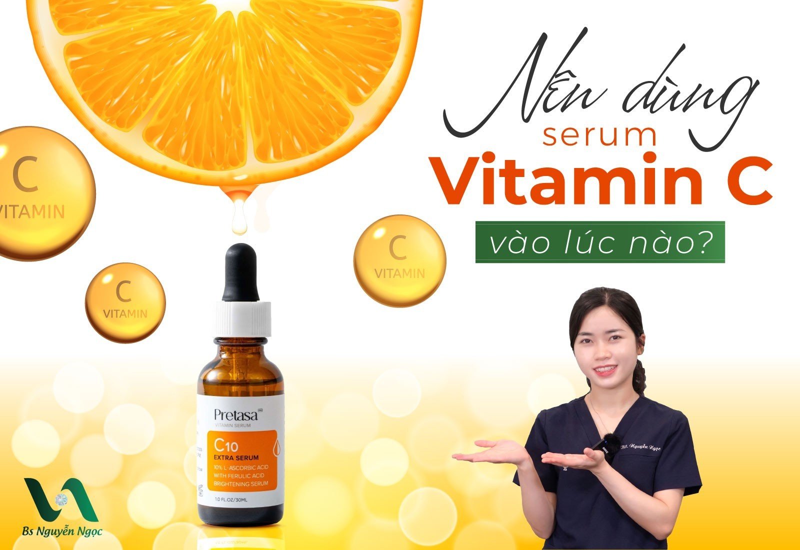 Nên dùng Serum Vitamin C vào lúc nào?