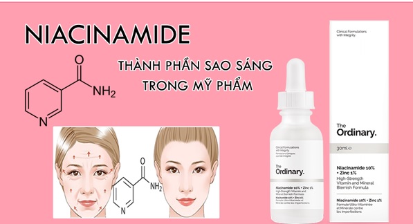 Công dụng của Niacinamide trong mỹ phẩm với làn da