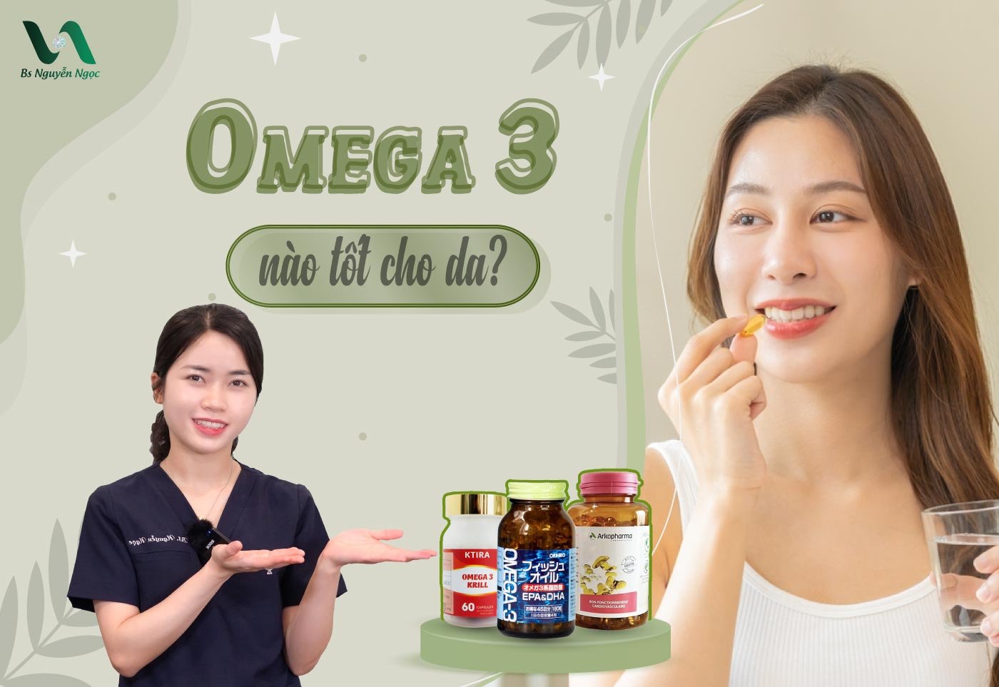 Omega 3 nào tốt cho da?