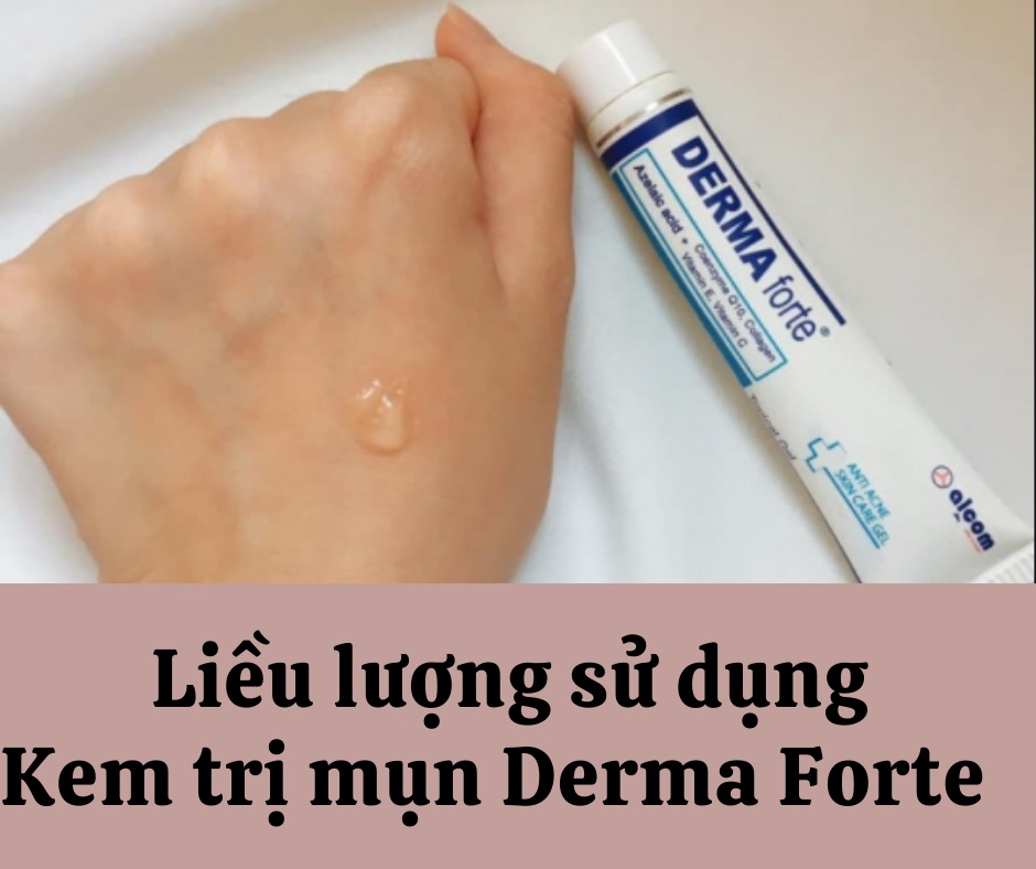 liều lượng sử dụng Derma Forte 