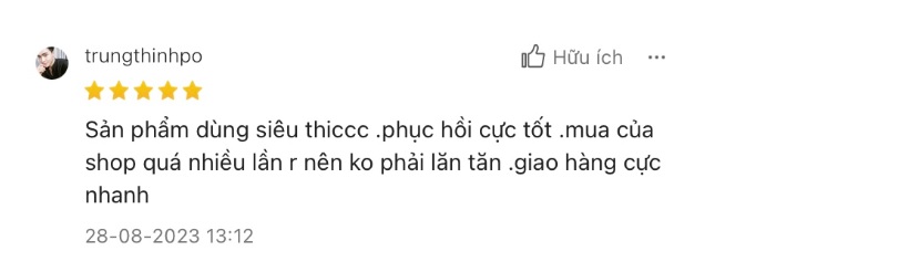 Đánh giá sản phẩm từ người dùng