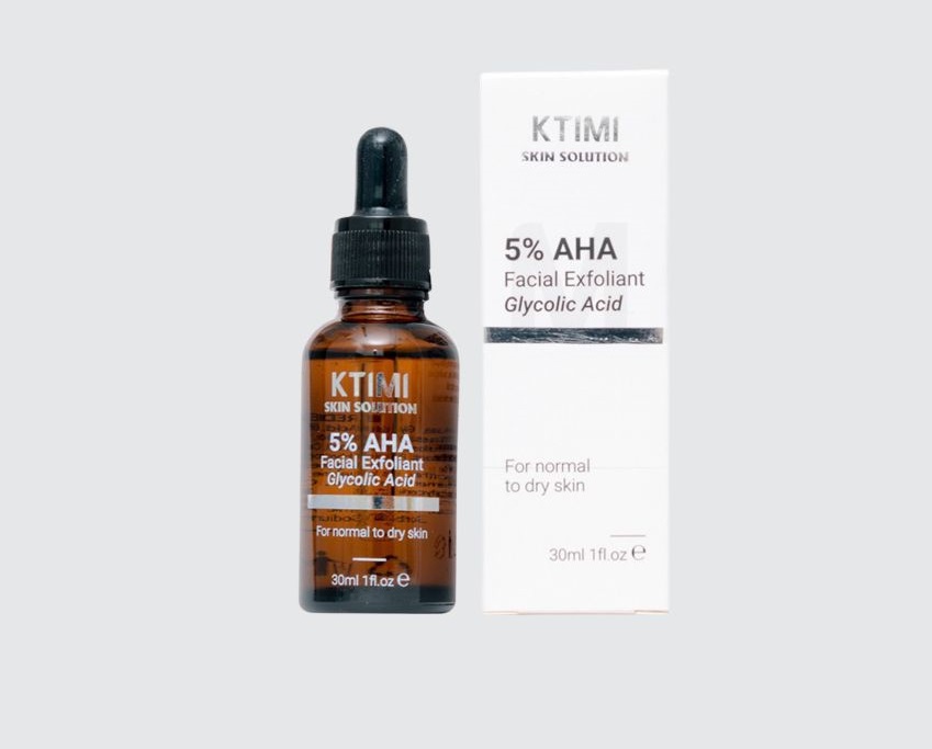 Serum Ktimi AHA 5% Facial Exfoliant Glycolic Acid