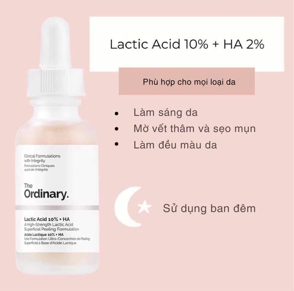 Serum The Ordinary Lactic Acid 10% + HA 2%