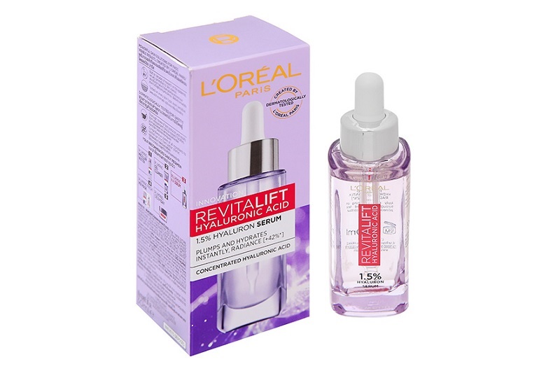 Serum L’Oreal Hyaluronic Acid Cấp Ẩm Sáng Da