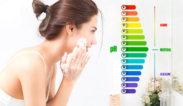 Sữa rửa mặt có độ pH 5.5 có hại cho da không?