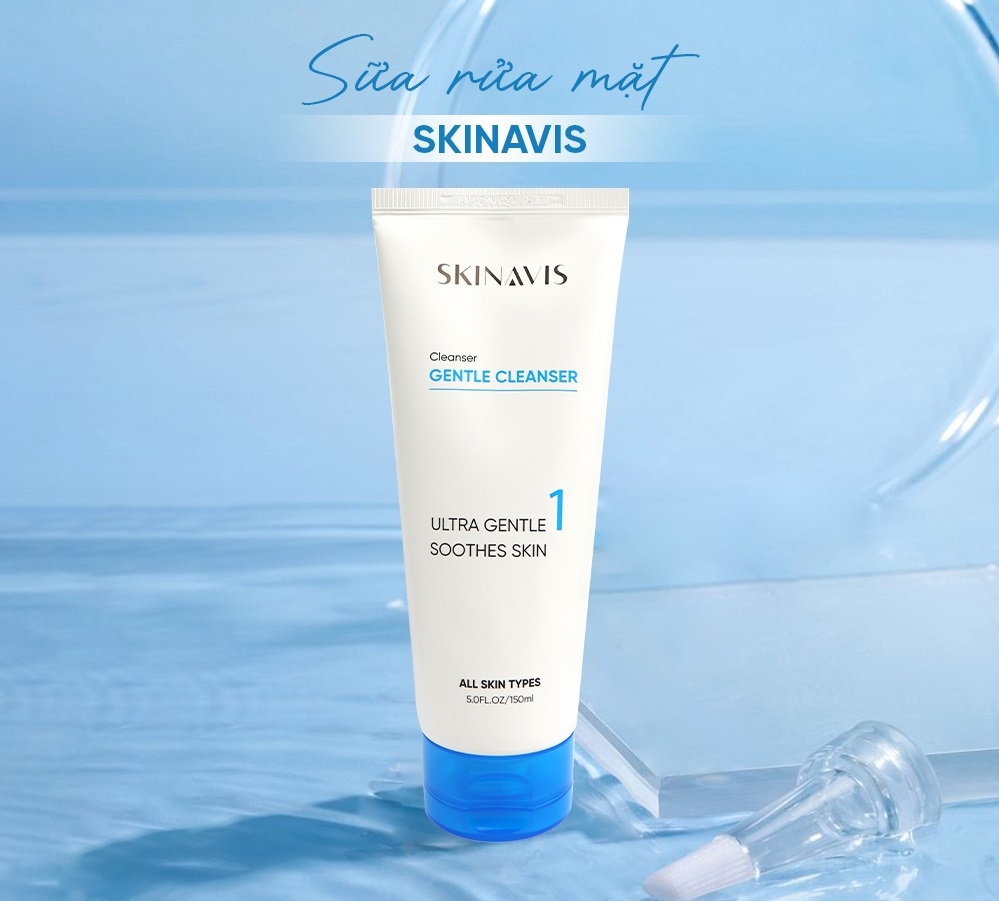 Review Sữa rửa mặt SKINAVIS Gentle Cleanse