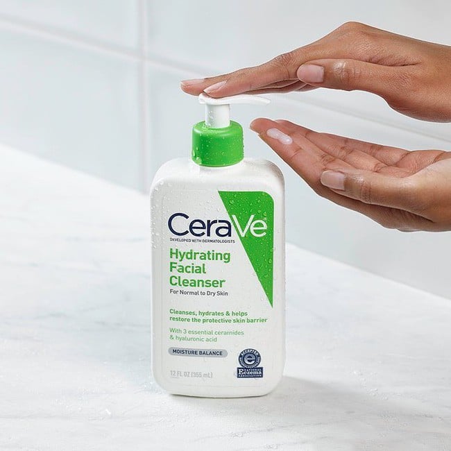 Sữa rửa mặt trị nám tàn nhang CeraVe Hydrating Facial Cleanser