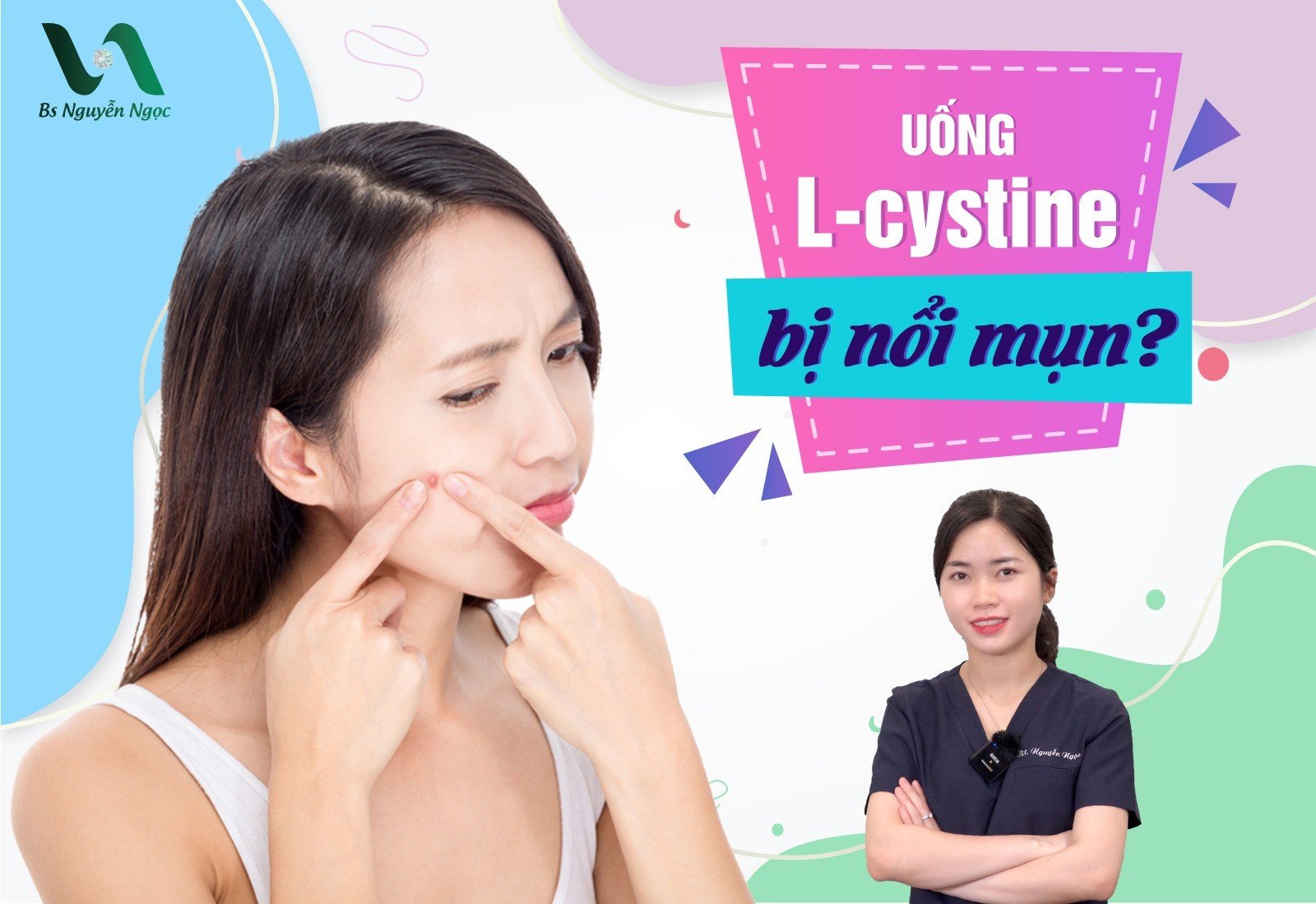 Uống L-cystine bị nổi mụn?